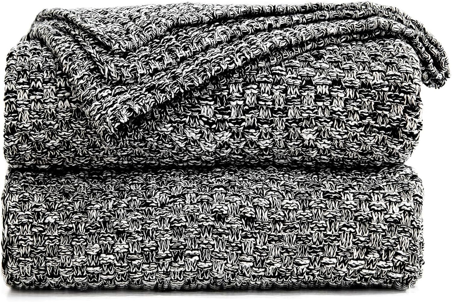 Oversized Beige Throw Pillow — 60" — Black White