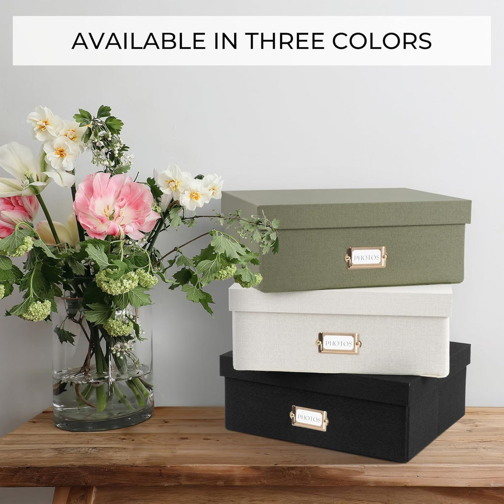 Linen Beige Storage Basket — 4x6 - View 8