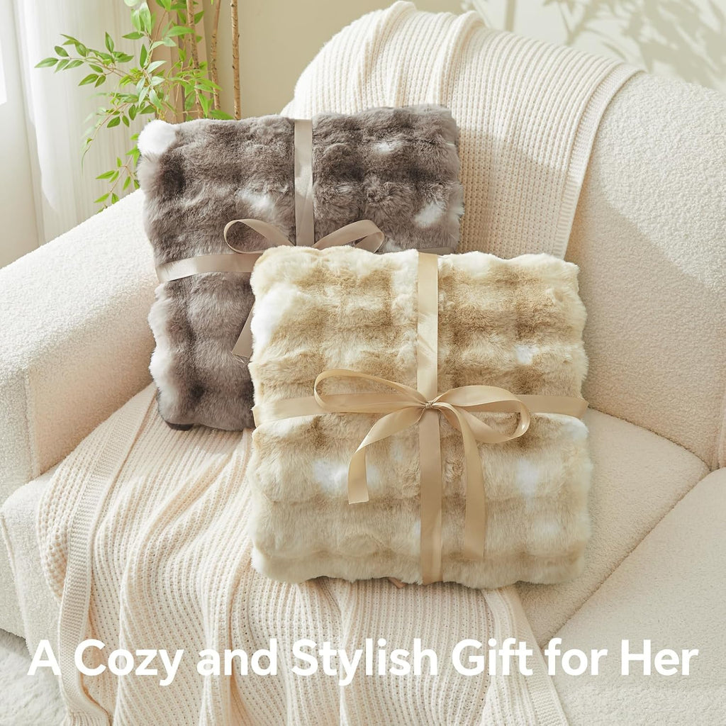 Beige Throw Pillow — 50" - View 4