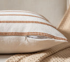 Boho Beige Throw Pillow Cover — 20" - View 6