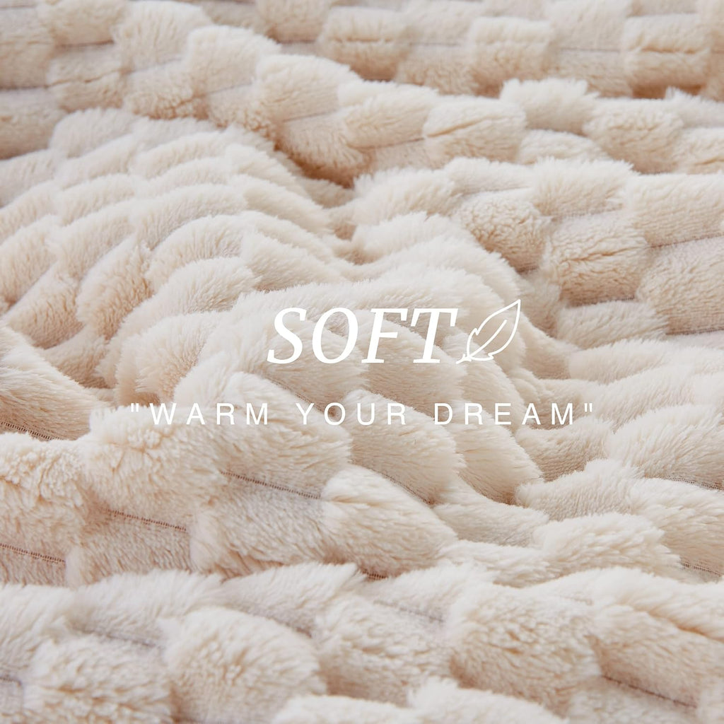 Beige Throw Pillow — 50" - View 5