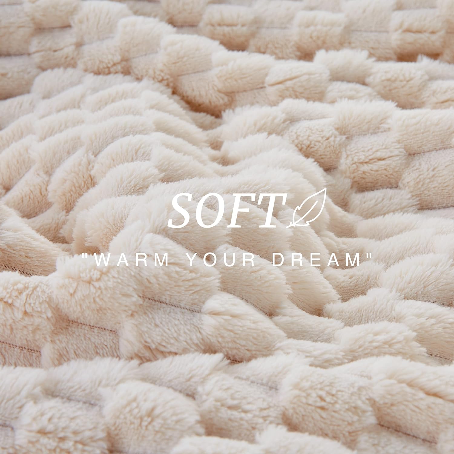 Beige Throw Pillow — 50" - View 5