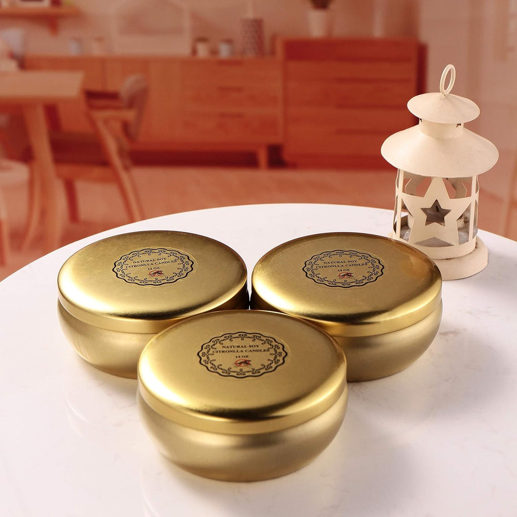 Soy Wax Metal Scented Candle - View 4