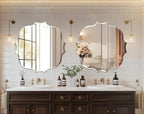 Beveled Beige Wall Mirror — 32" - View 3
