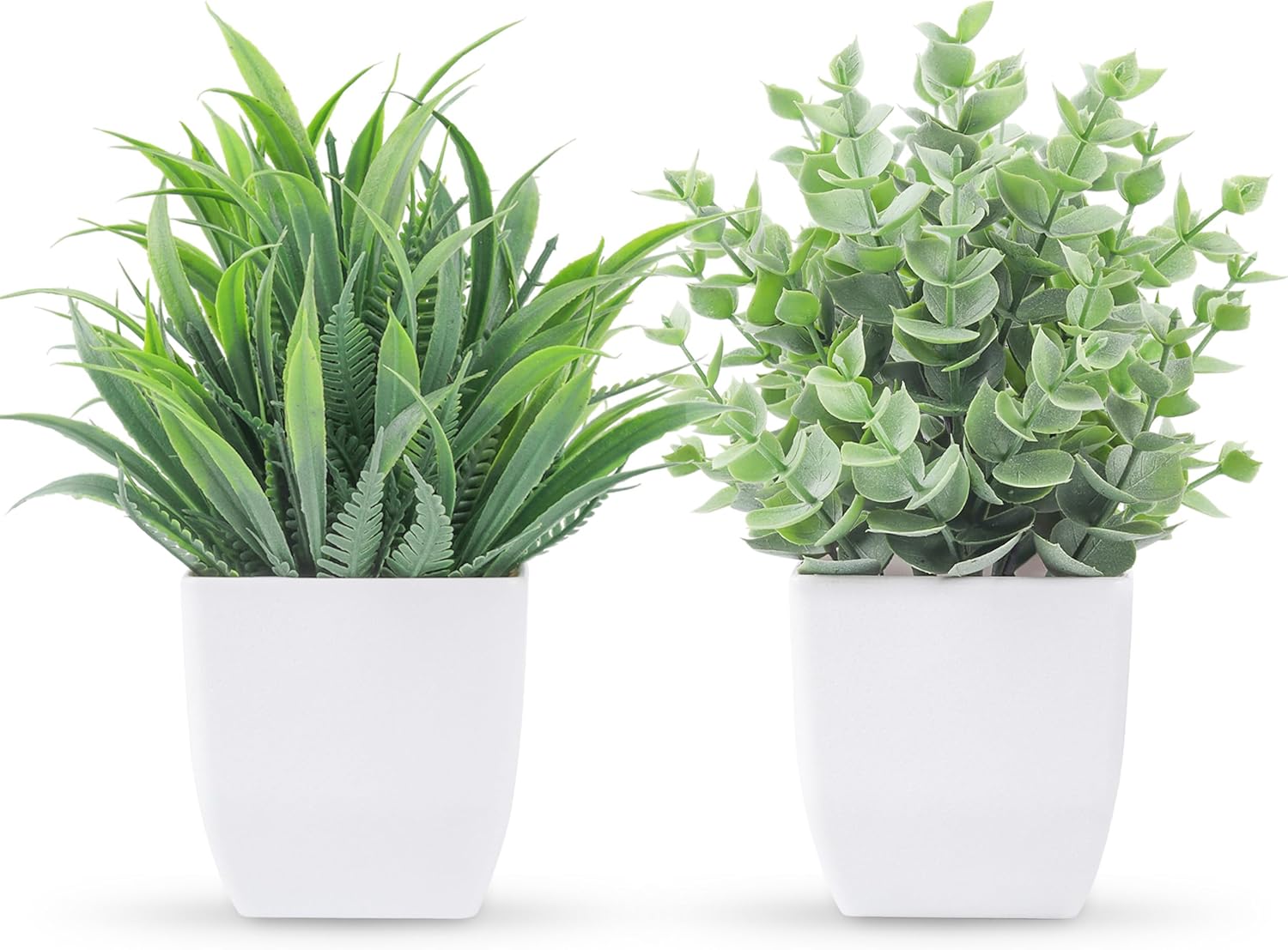 Black Artificial Plant — Grey