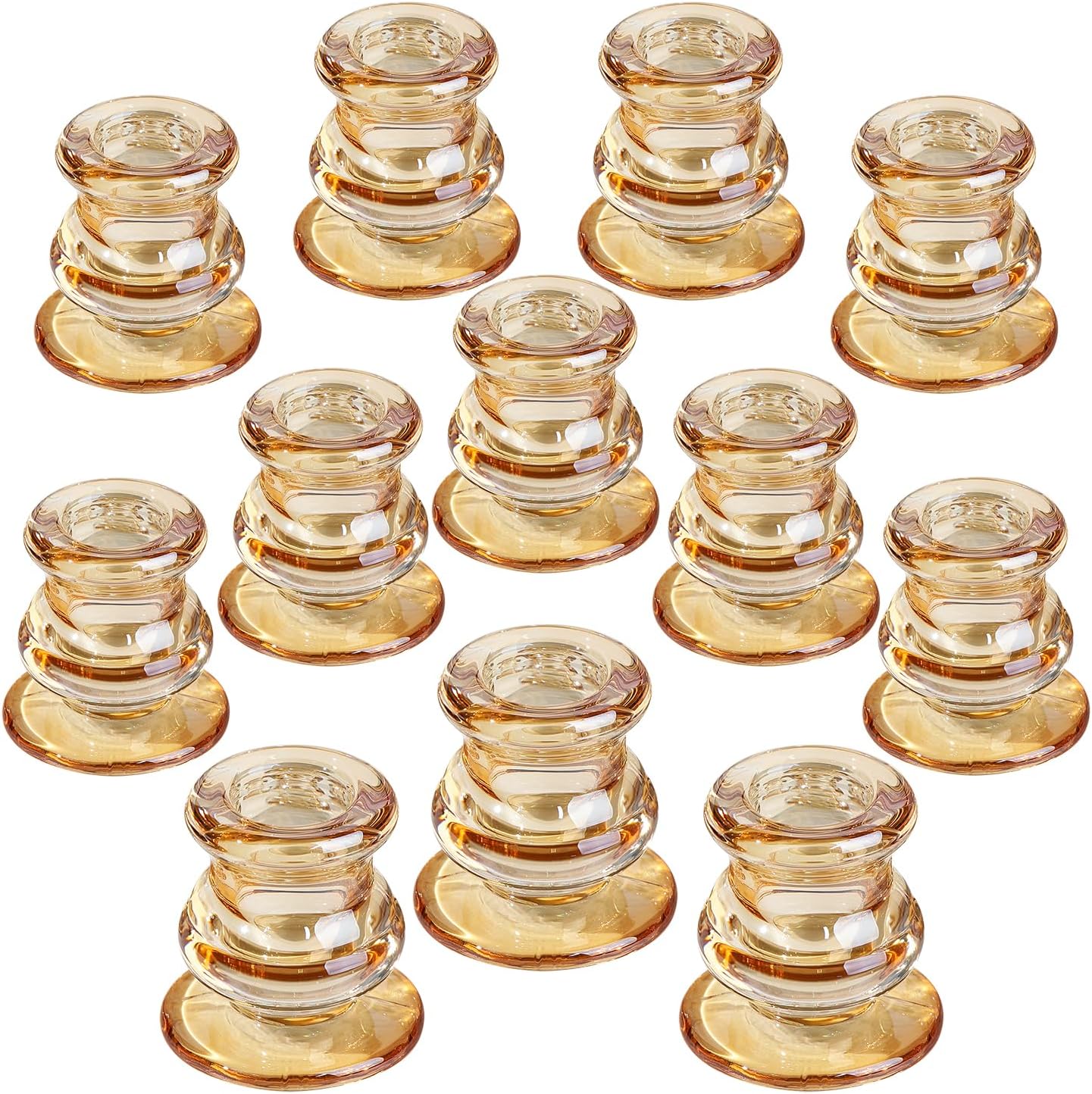 Blue Candle — Gold-12pcs