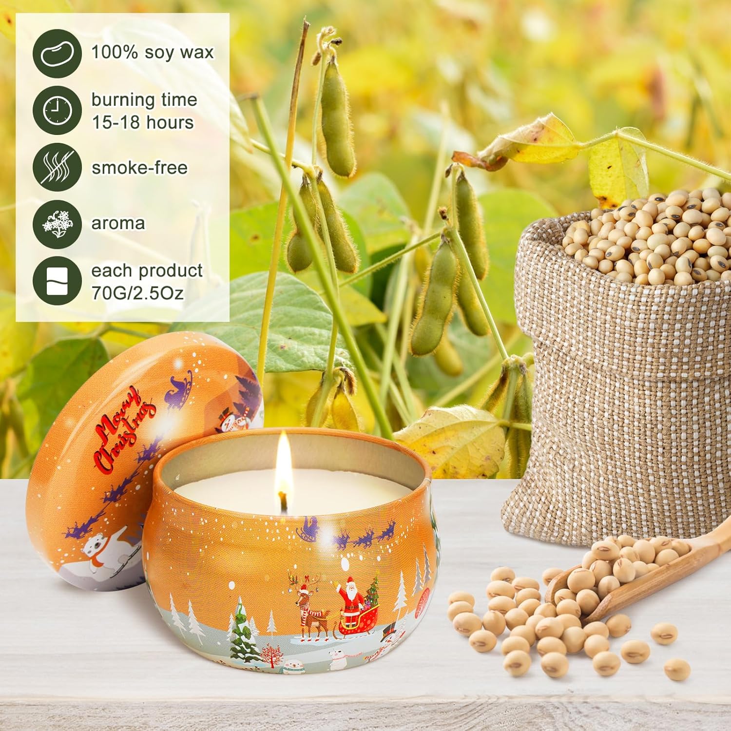 Scented Wax Candle - View 2