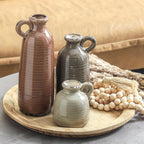 Boho Brown Flower Vase — Set of 3 - View 7