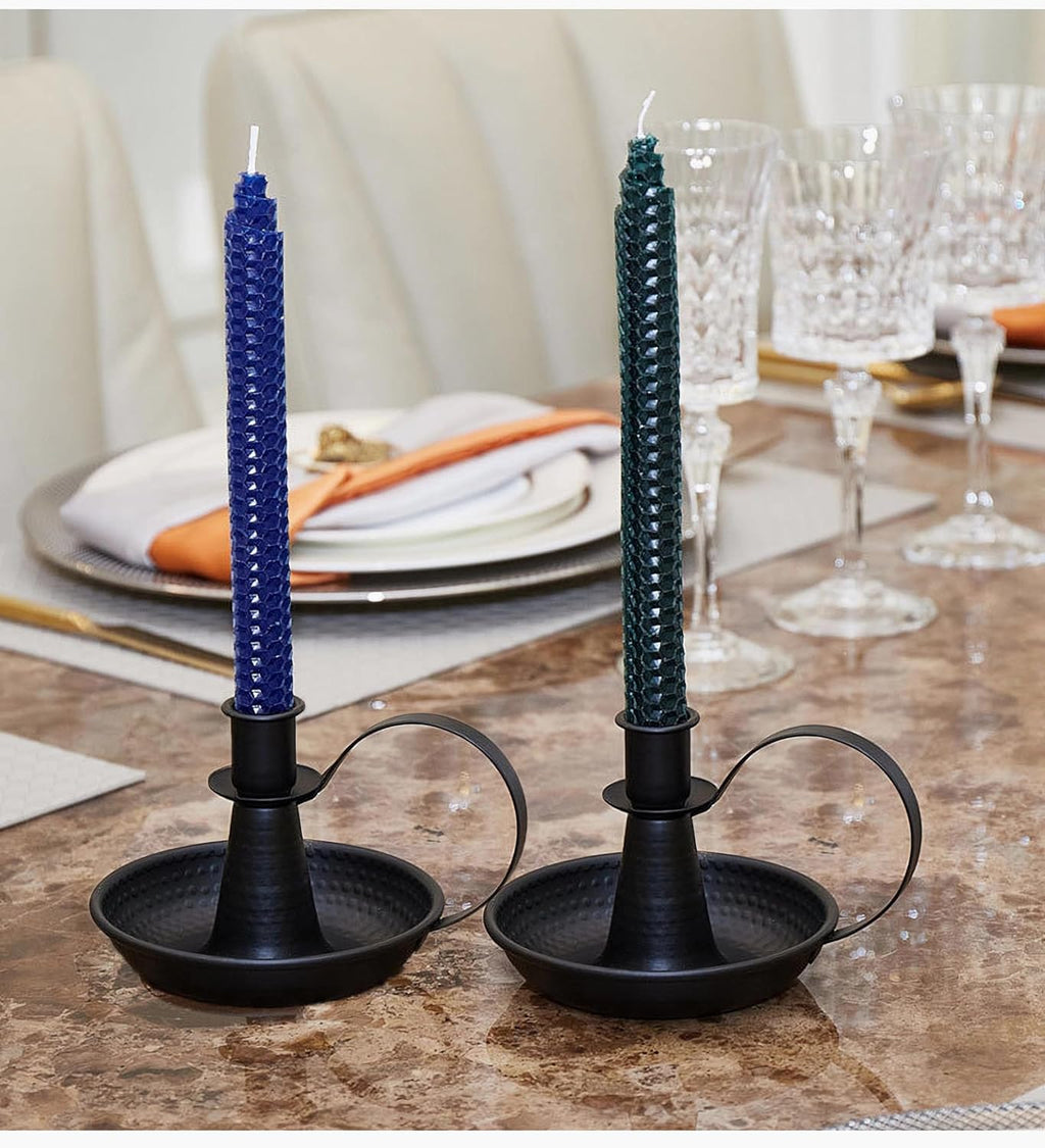 Farmhouse Metal Candle - View 4