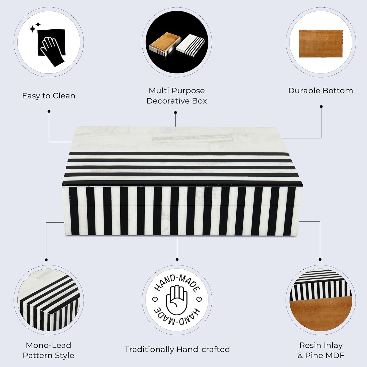 Modern Storage Basket — 5" - View 3