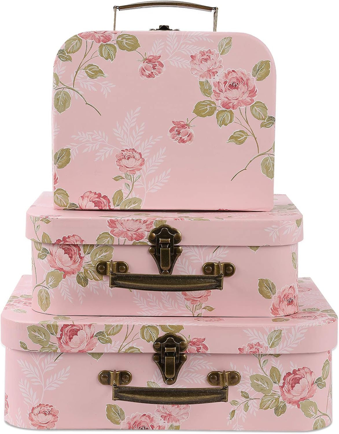 Pink Storage Basket — Set of 3 — S+M+L