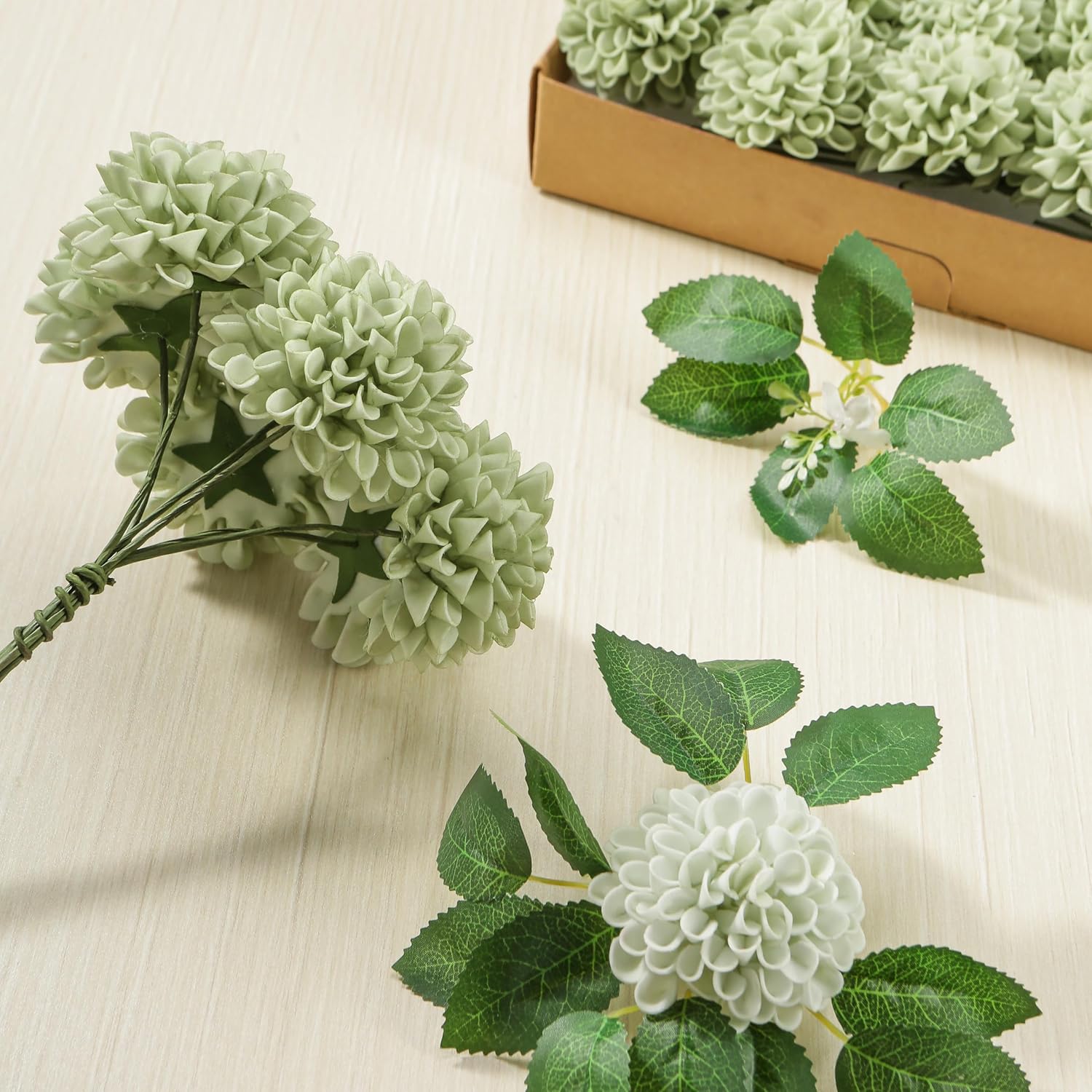 Beige Artificial Flowers - View 4