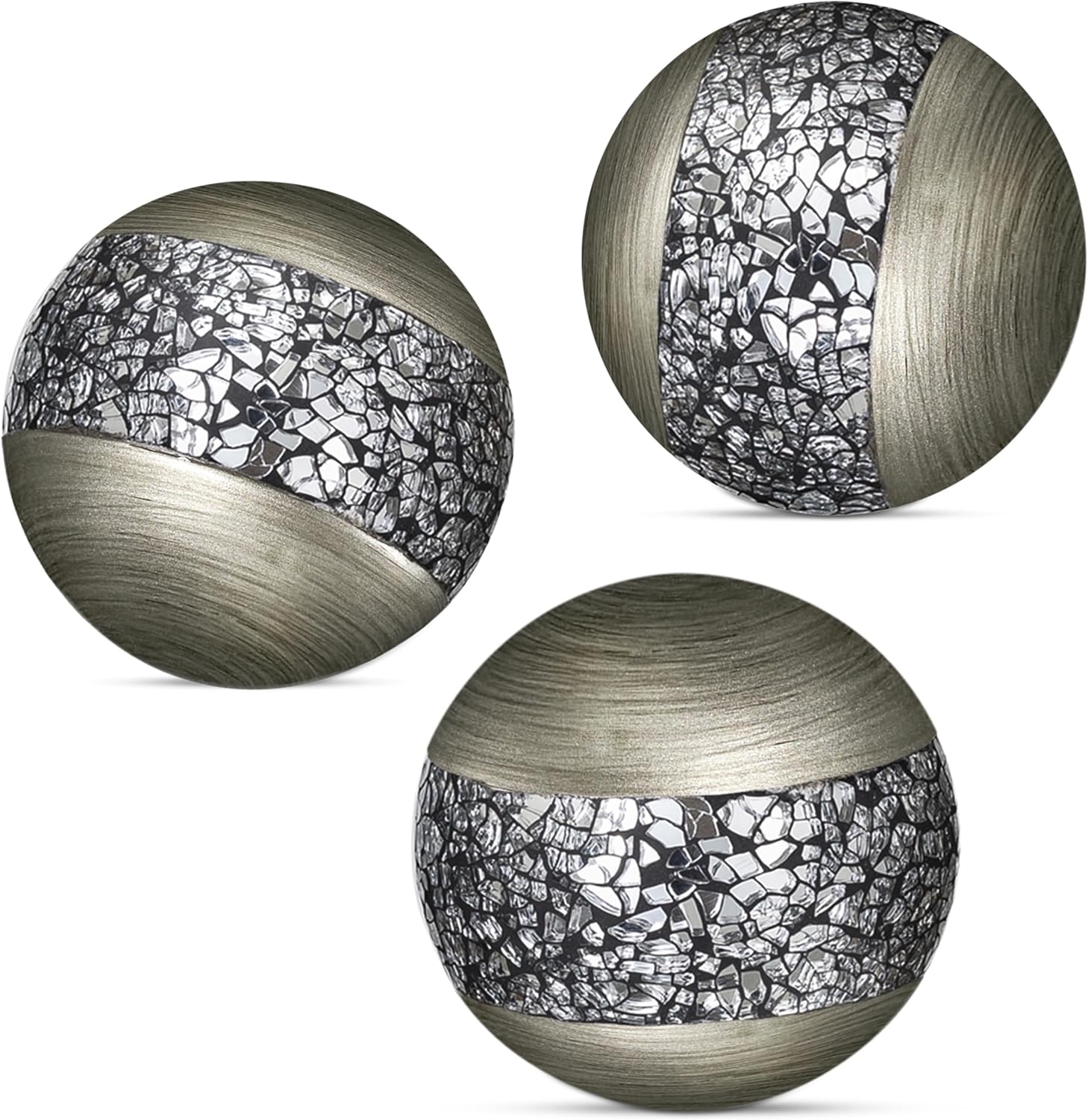 Wax Pillar Candle — Set of 2 — Set of 3 Orbs