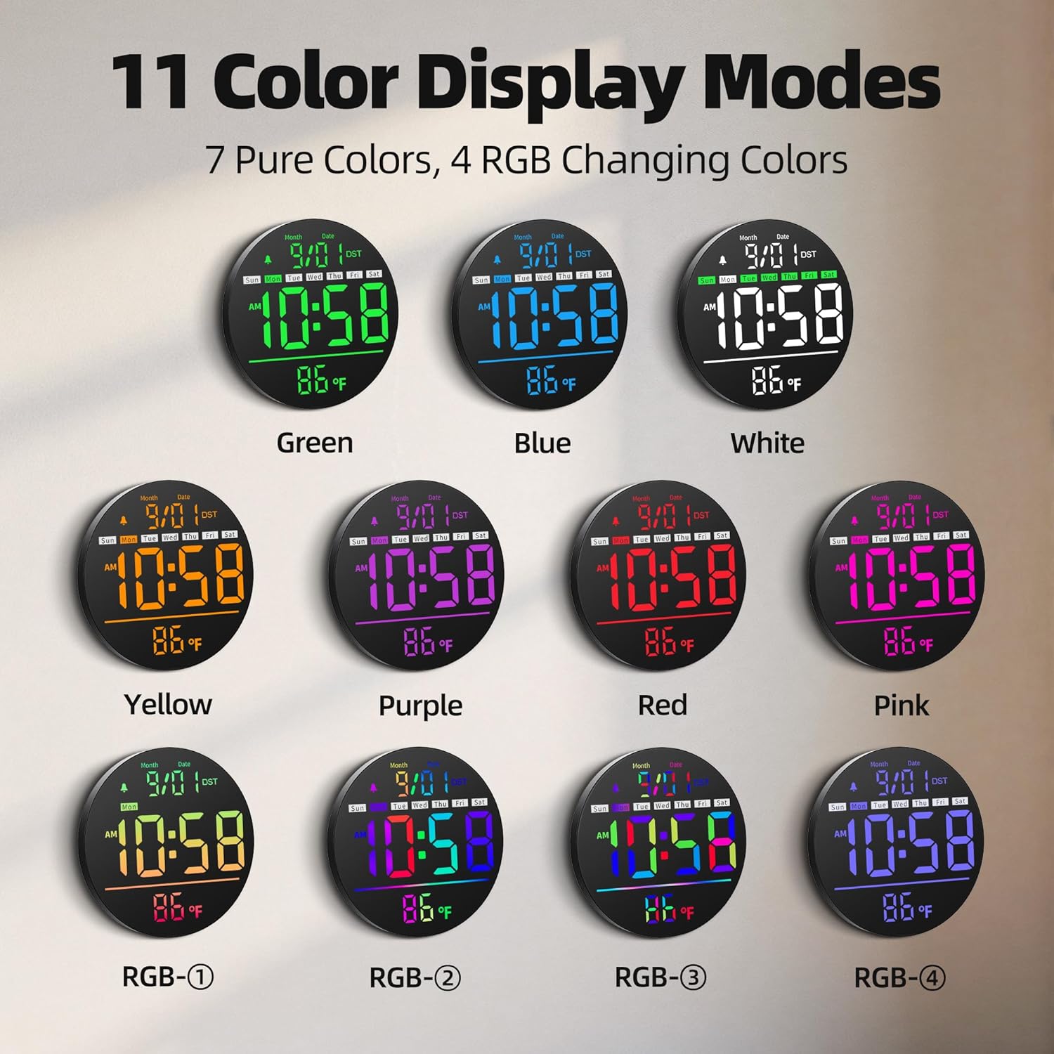 RGB Blue Table Lamp - View 3