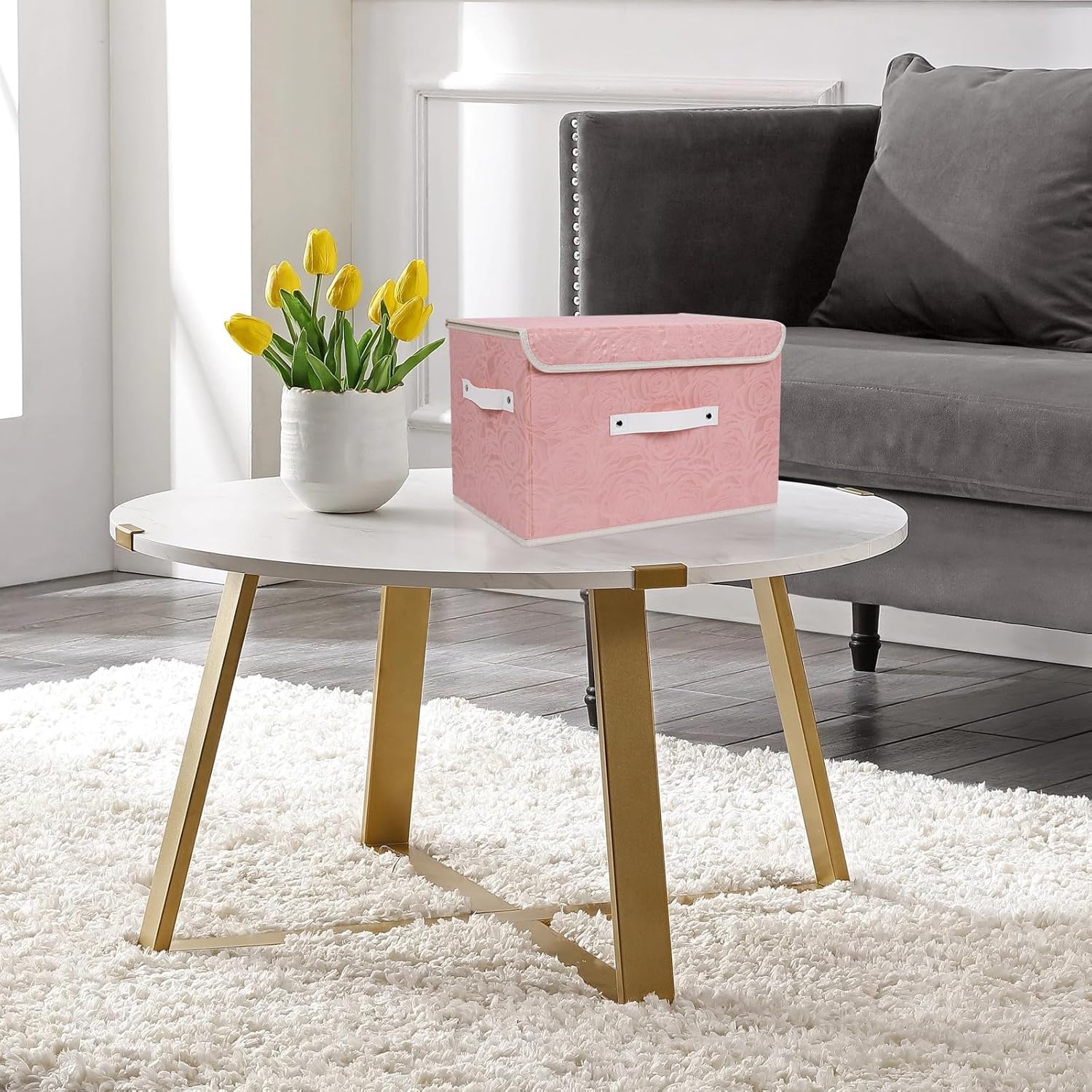 Pink Storage Bin — Set of 1 - View 7
