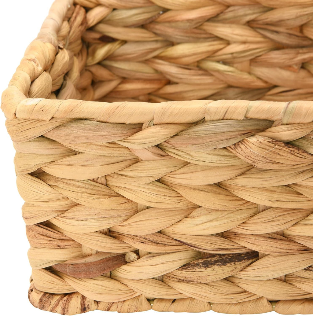 Rectangular Beige Storage Basket - View 6