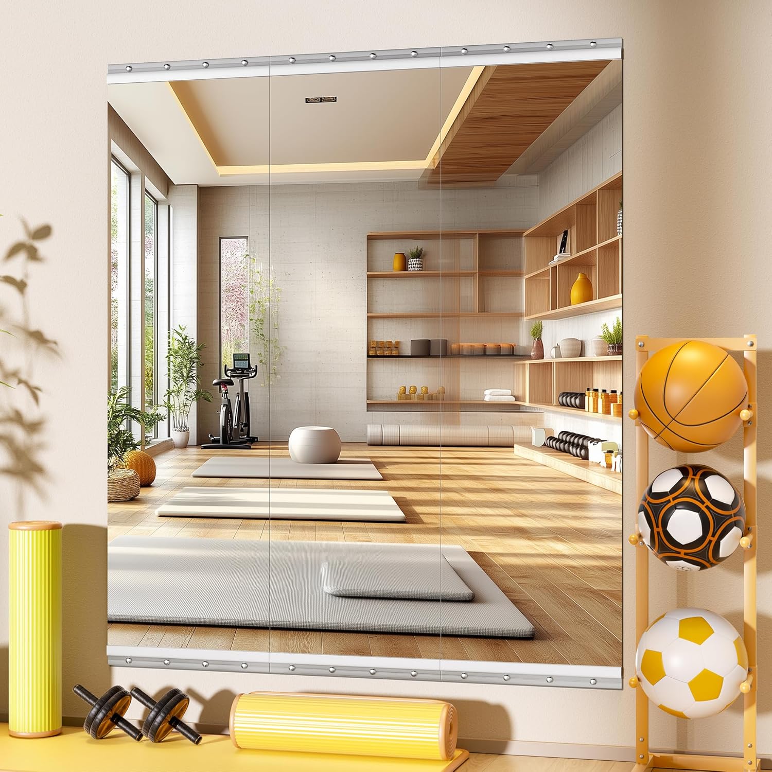 Glass Mirror — 95" — 55"x17"-3PCS