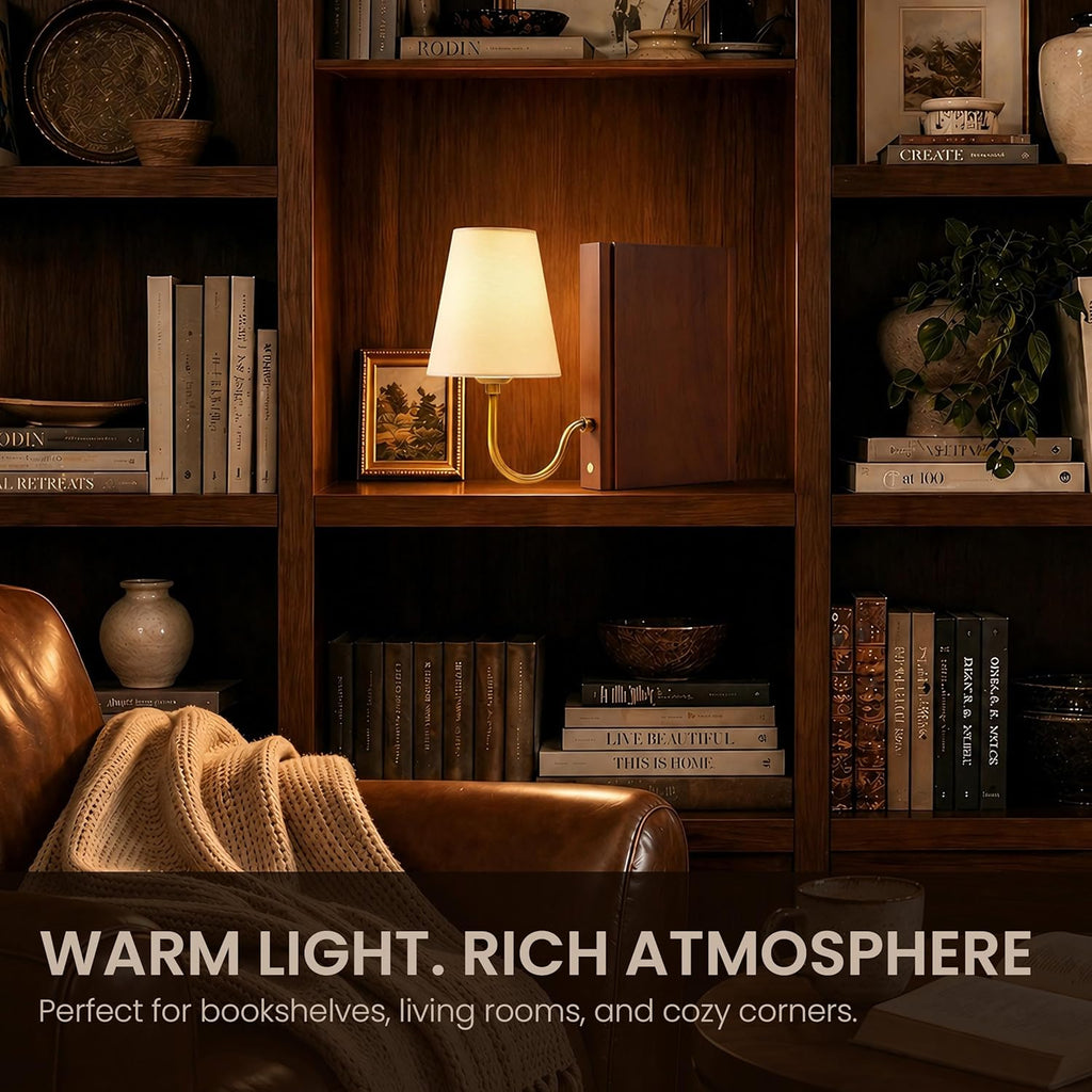 Cordless Modern Beige Table Lamp - View 5