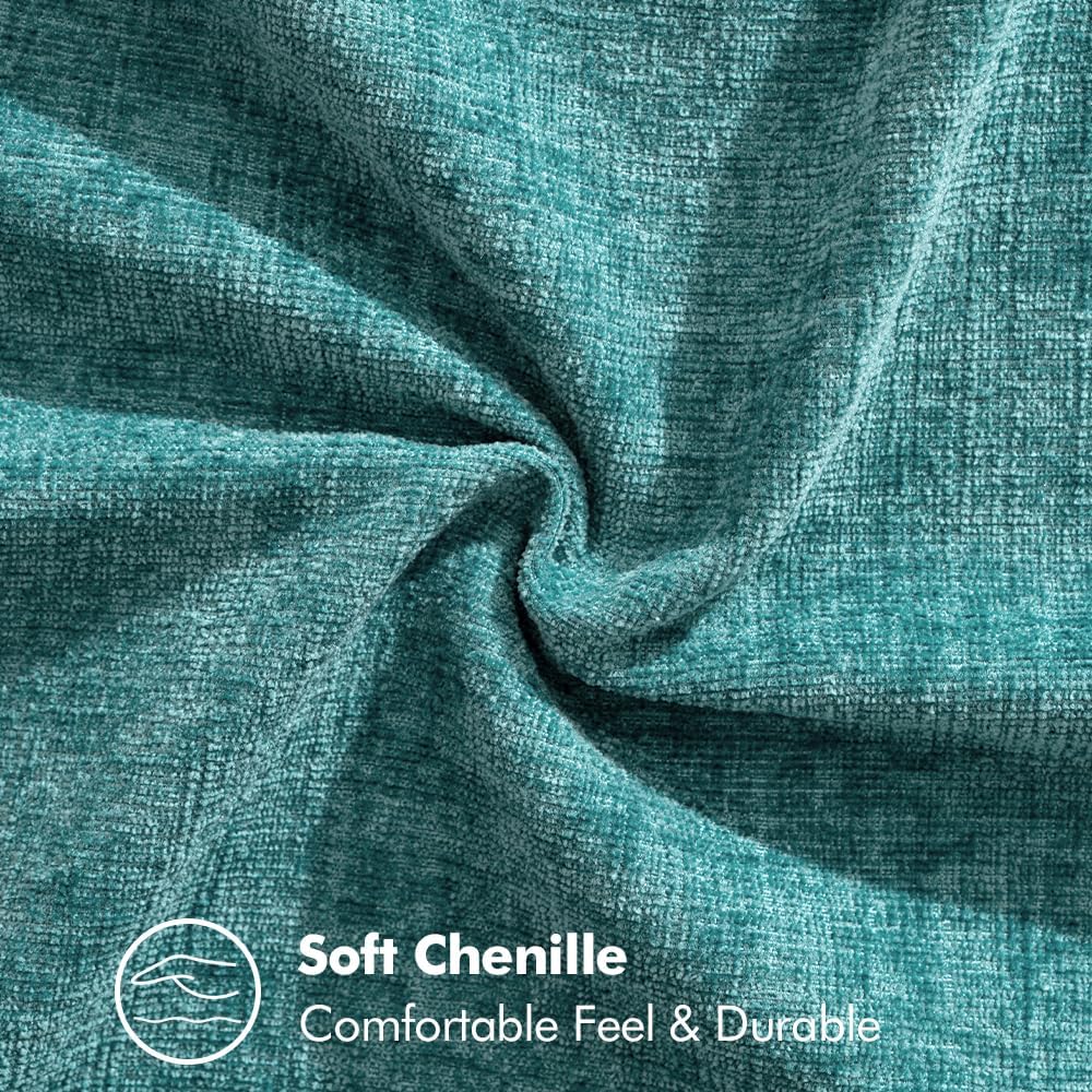 Chenille Boho Beige Throw Pillow Cover — 18" - View 4