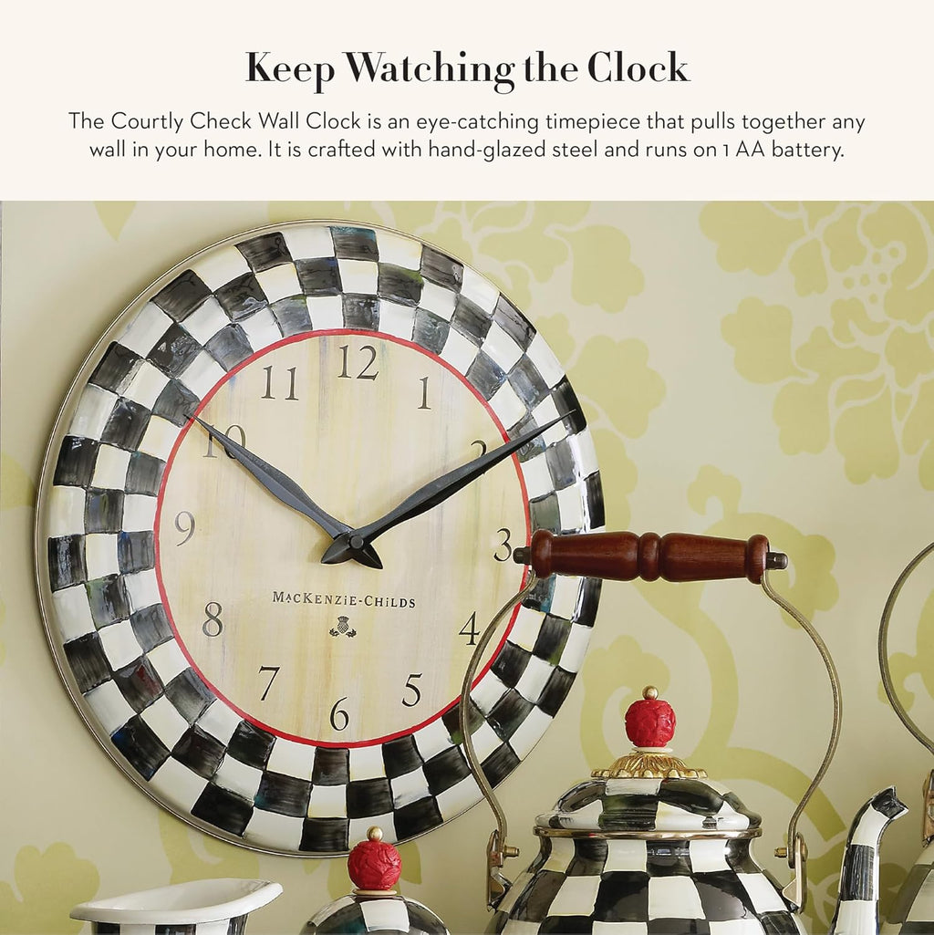 Purple Wall Clock - View 2