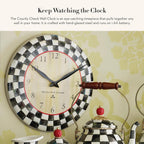 Purple Wall Clock - View 2