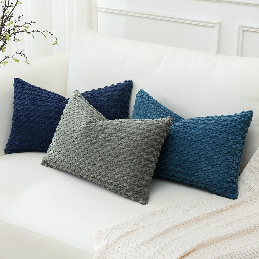 Lumbar Boho Beige Throw Pillow Cover — 24" - View 8