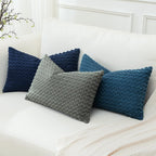 Lumbar Boho Beige Throw Pillow Cover — 24" - View 8