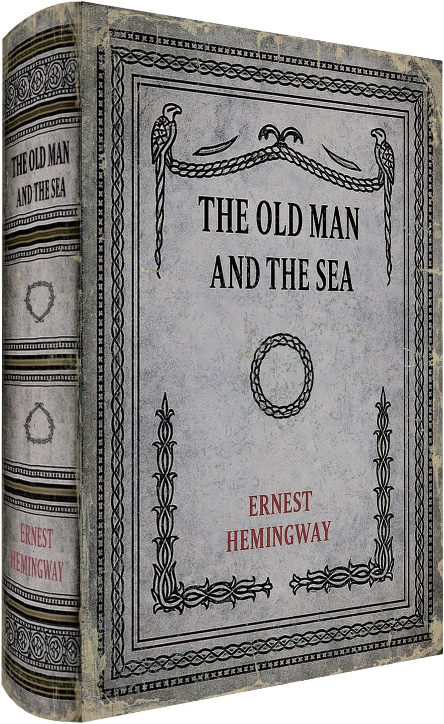 Vintage Blue Storage Basket — 1 x The Old Man and The Sea
