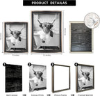 Framed Farmhouse Black Wall Decor — 10" - View 3