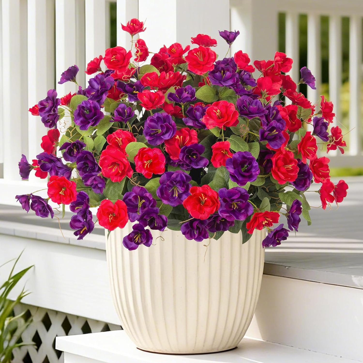 Pink Artificial Flowers — Red,purple
