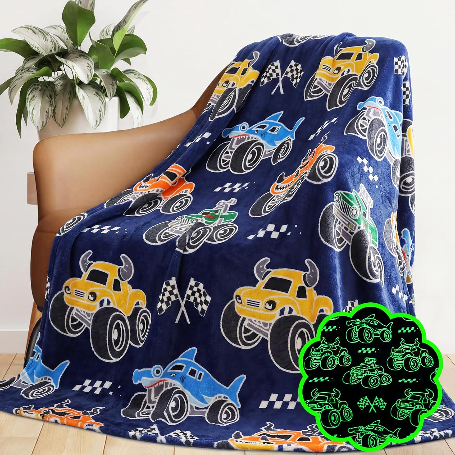 Black Throw Pillow — 50" — Truck