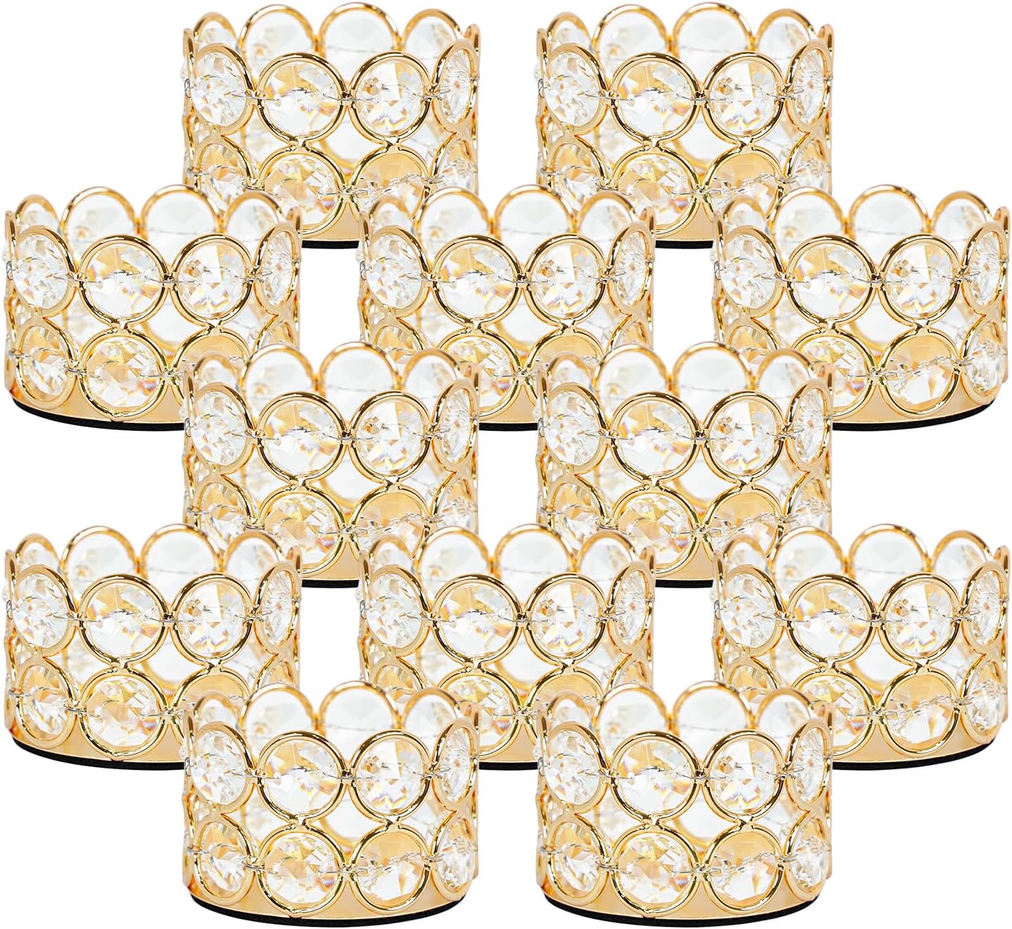 Luxe Gold Candle — Set of 12 — Gold
