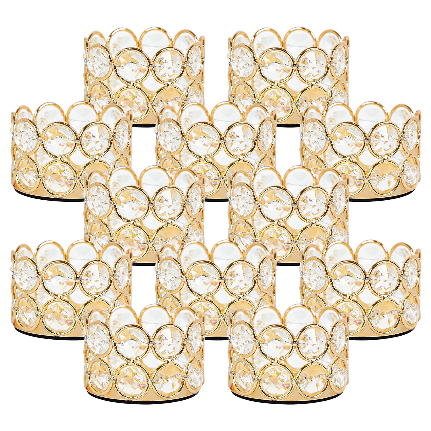Luxe Gold Candle — Set of 12