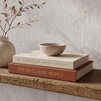Linen Modern Beige Storage Basket — Set of 2 — Camel-Beige