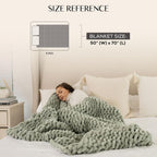Knit Luxe Beige Throw Pillow — 50x70 - View 8