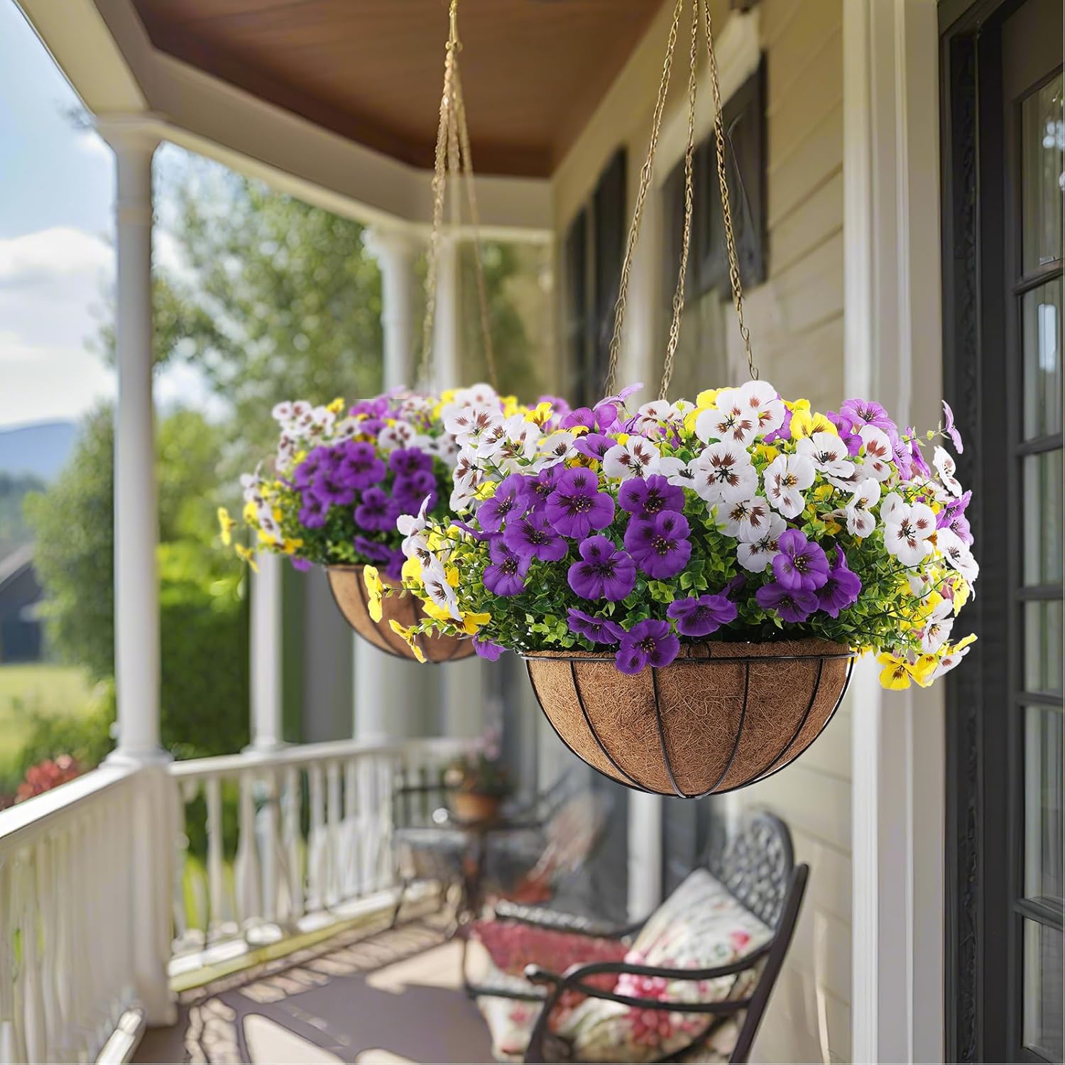 Purple Artificial Plant - View 4
