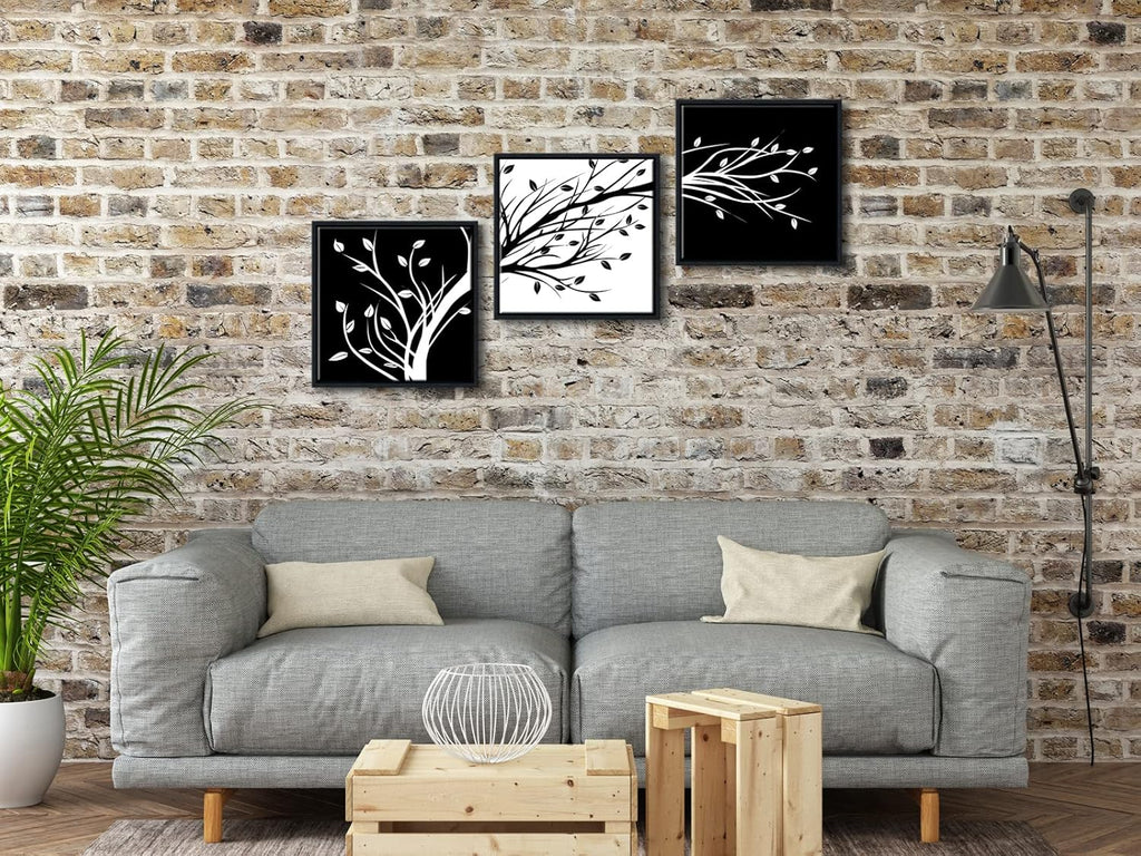Framed Modern Metal Canvas Wall Art — 12" - View 4