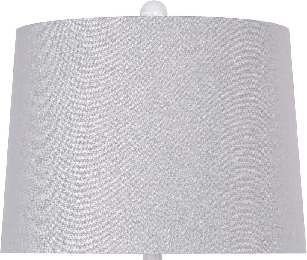 Farmhouse Grey Bedside Lamp — 32" - View 3