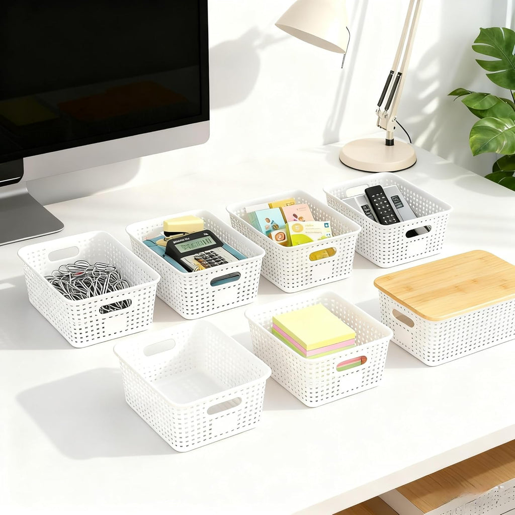 Beige Storage Bin — 10x7 - View 4