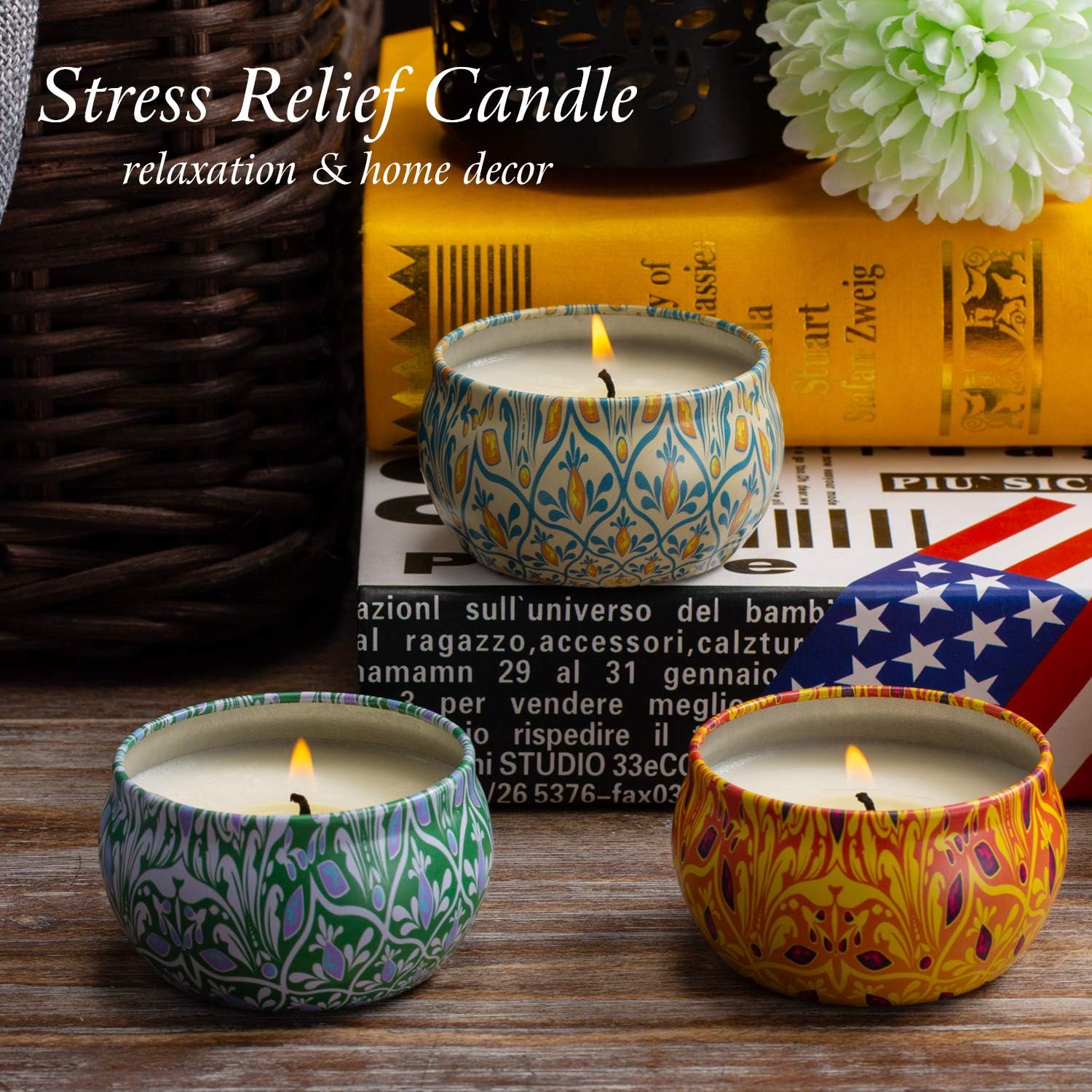 Soy Wax Wax Scented Candle — Set of 12 - View 4