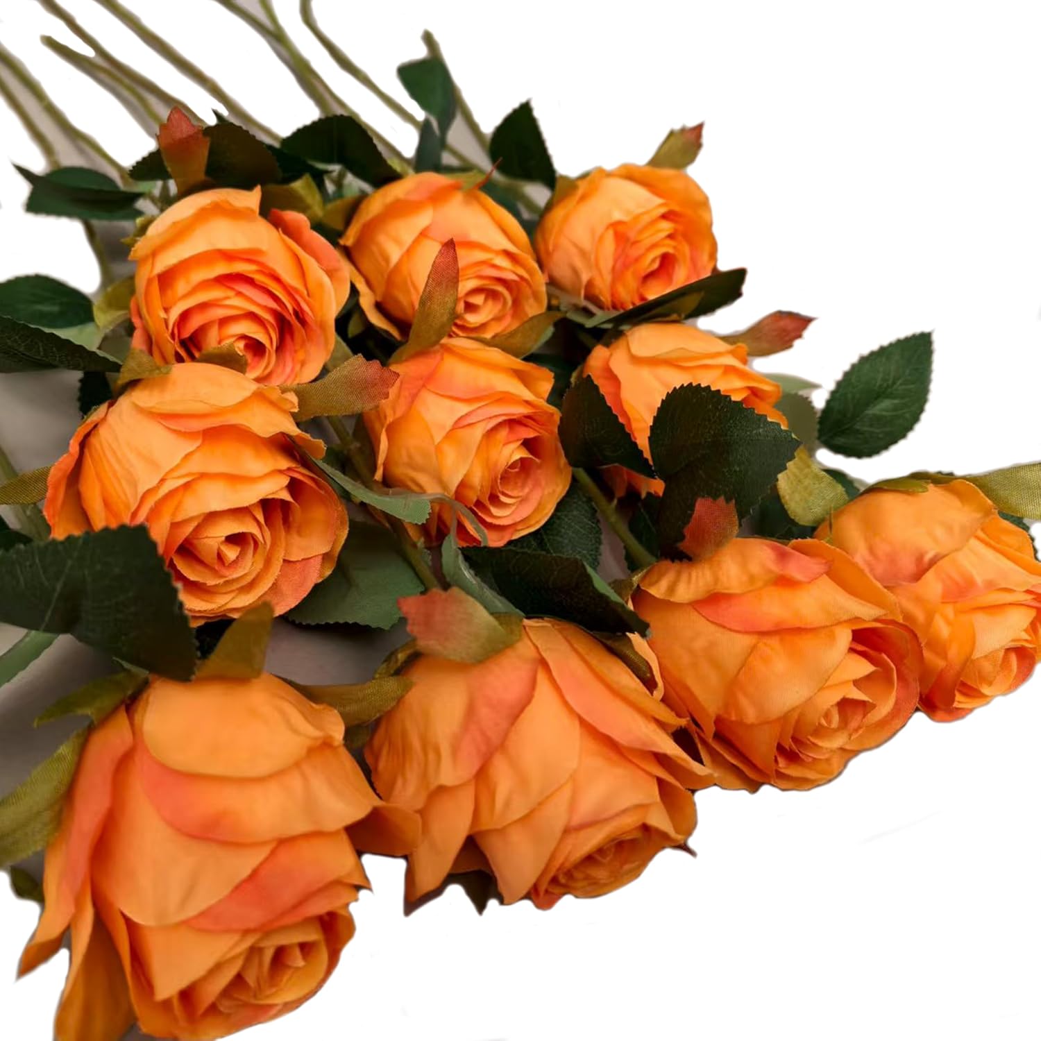 Beige Artificial Plant — Orange
