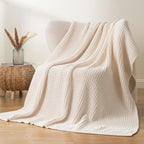 Beige Throw Pillow — 50" - View 2