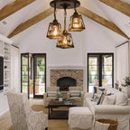 Farmhouse Metal Pendant Light - View 2