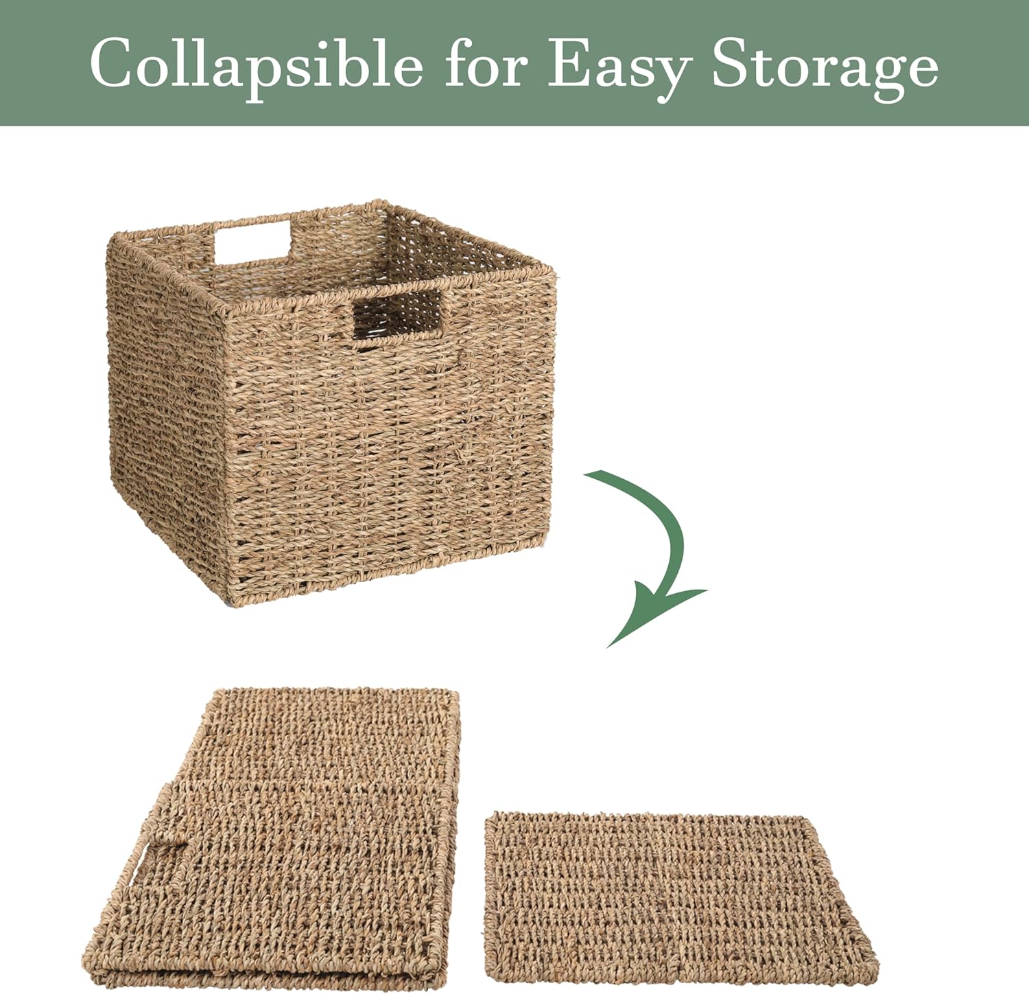 Rattan Storage Basket — 12x12 - View 3
