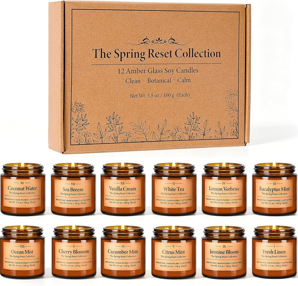 Soy Wax Orange Scented Candle — Spring and Summer Candle
