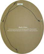 Beveled Luxe Beige Wall Mirror — 24" - View 5