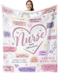 Pink Throw Pillow — 60" — Nurse Gifts