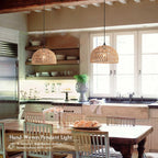 Boho Beige Chandelier — 12.2" - View 9