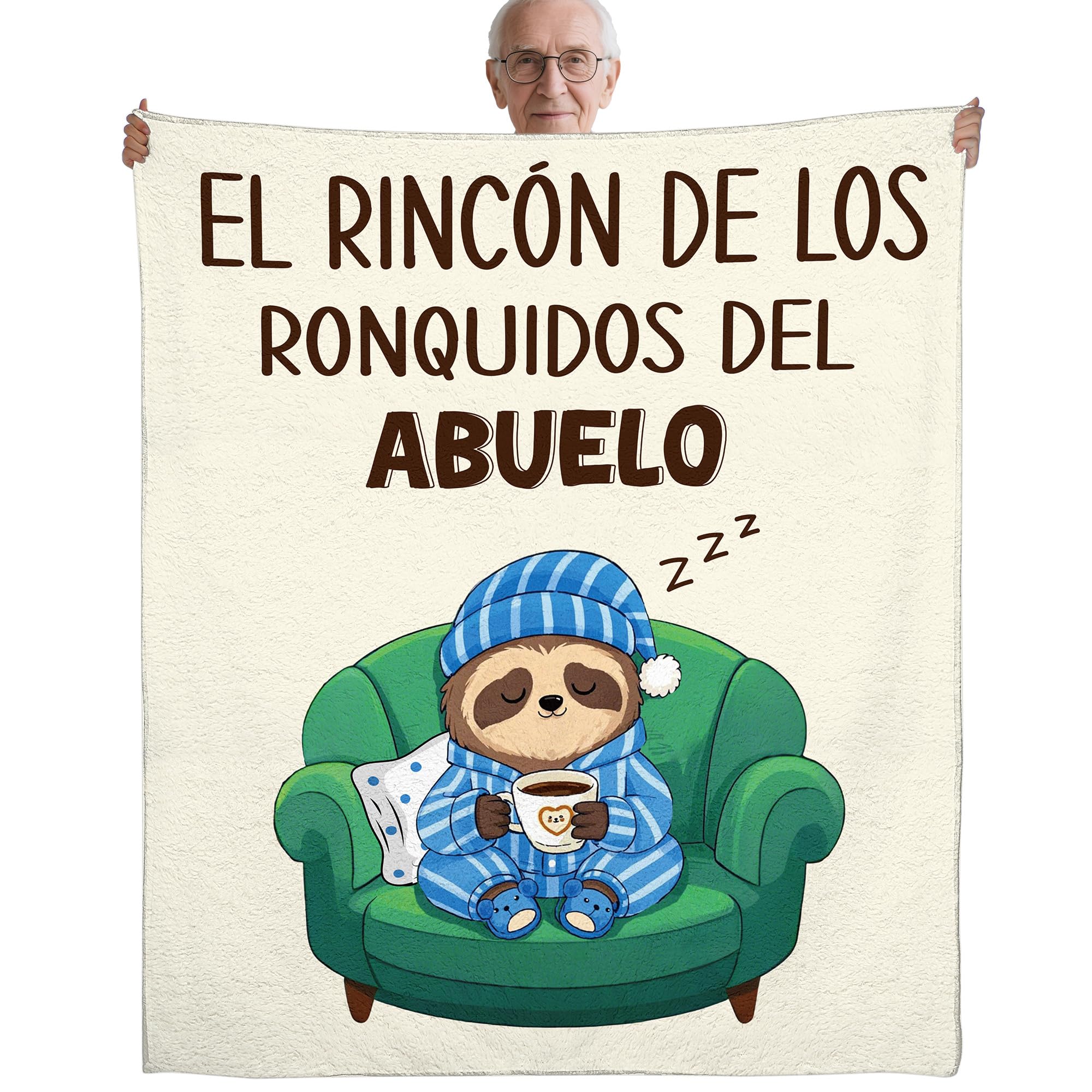 Blue Throw Pillow — 50x60