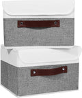 Linen Beige Storage Bin — Set of 1 — Small (Pack of 2)